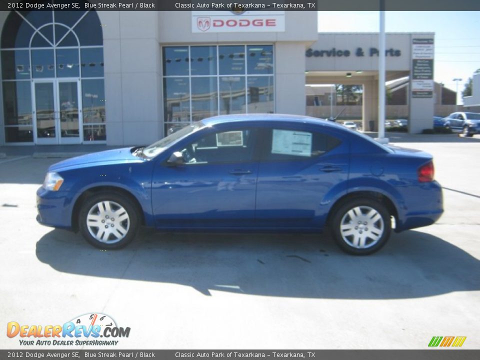 2012 Dodge Avenger SE Blue Streak Pearl / Black Photo #2