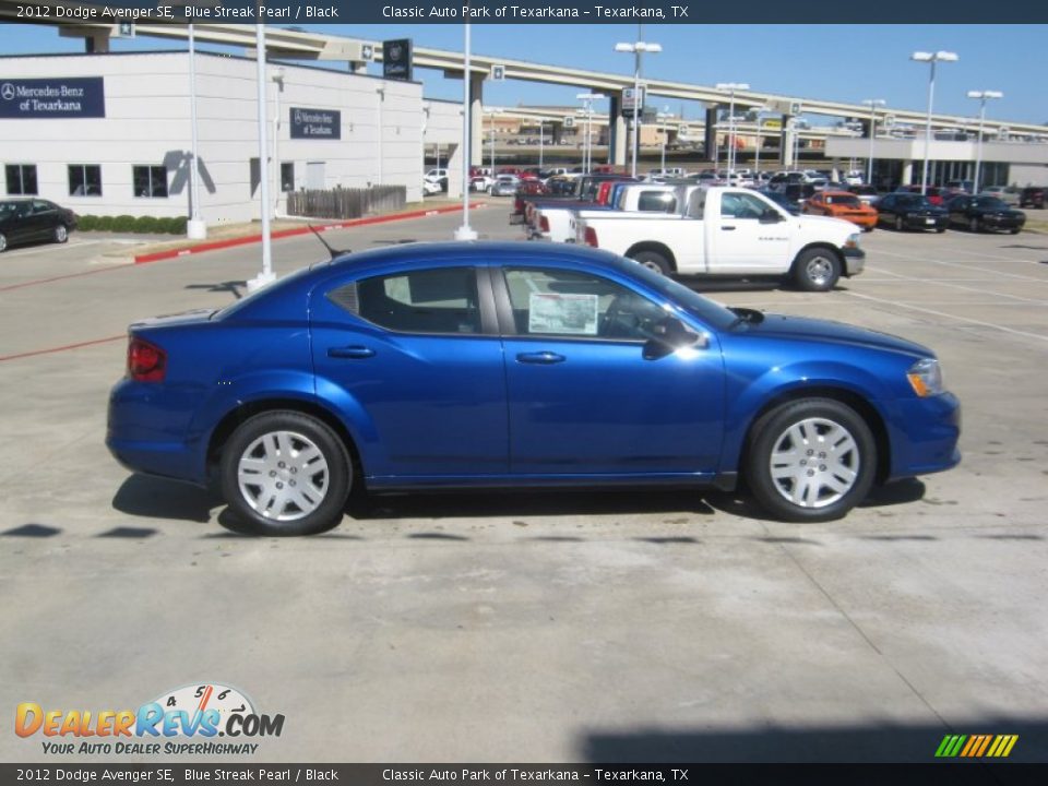 2012 Dodge Avenger SE Blue Streak Pearl / Black Photo #6