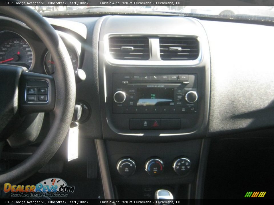 2012 Dodge Avenger SE Blue Streak Pearl / Black Photo #9