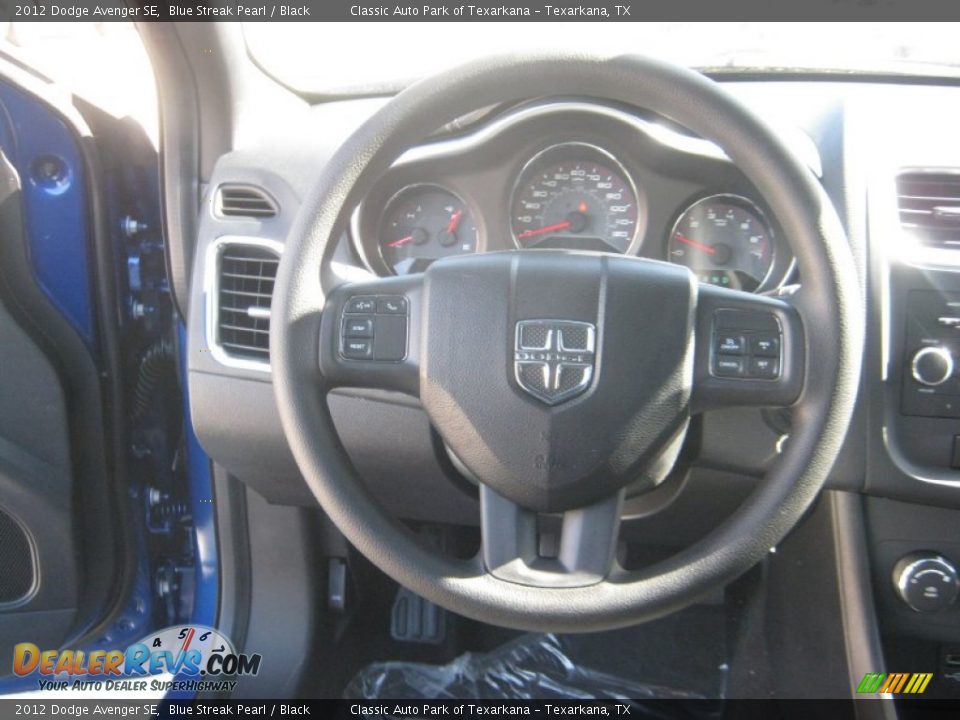 2012 Dodge Avenger SE Blue Streak Pearl / Black Photo #10