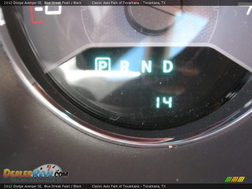 2012 Dodge Avenger SE Blue Streak Pearl / Black Photo #11