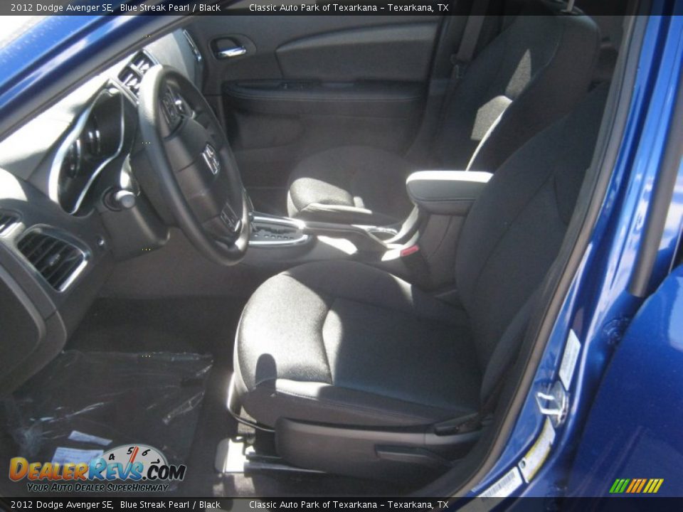 2012 Dodge Avenger SE Blue Streak Pearl / Black Photo #12