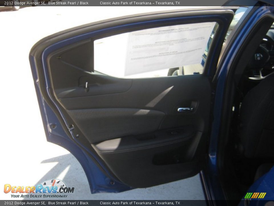 2012 Dodge Avenger SE Blue Streak Pearl / Black Photo #16