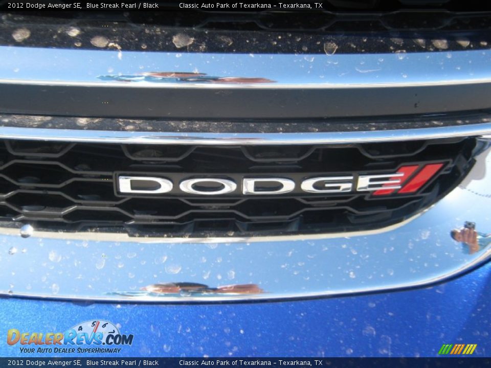 2012 Dodge Avenger SE Blue Streak Pearl / Black Photo #23