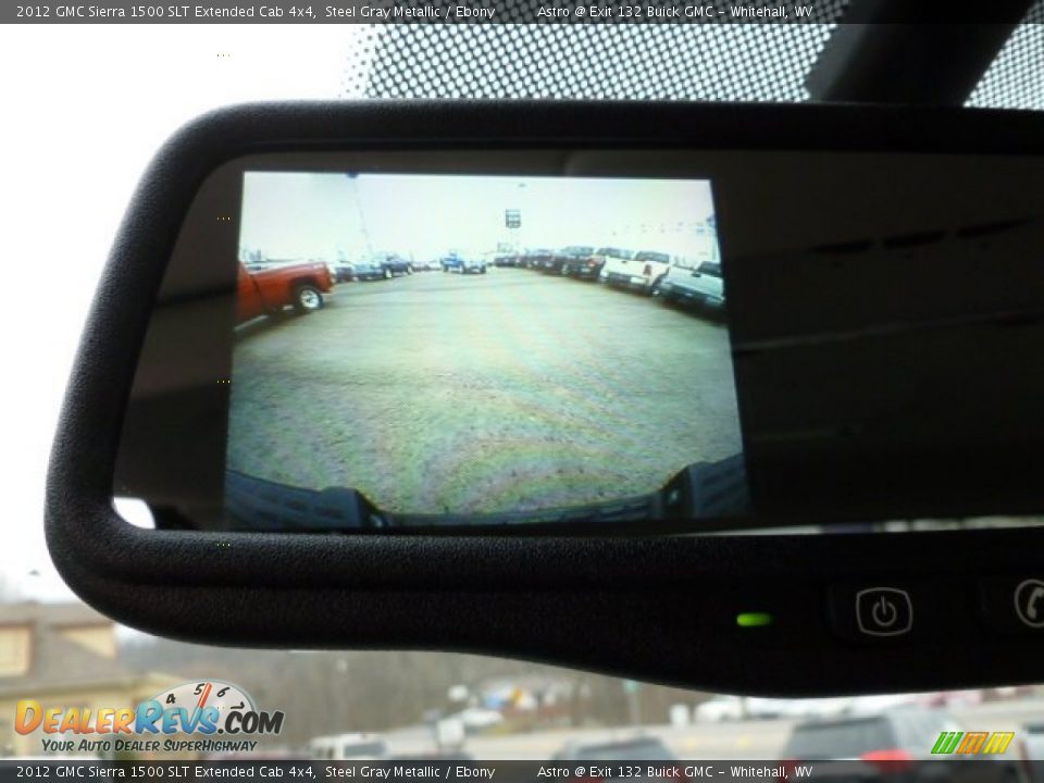 2012 GMC Sierra 1500 SLT Extended Cab 4x4 Steel Gray Metallic / Ebony Photo #18