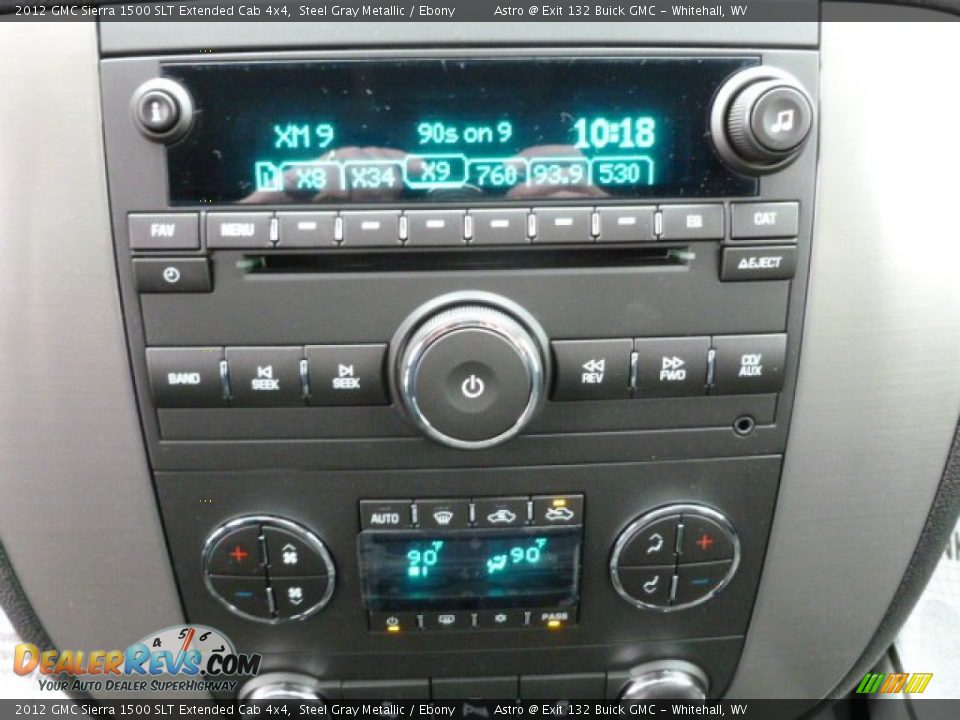 Controls of 2012 GMC Sierra 1500 SLT Extended Cab 4x4 Photo #19
