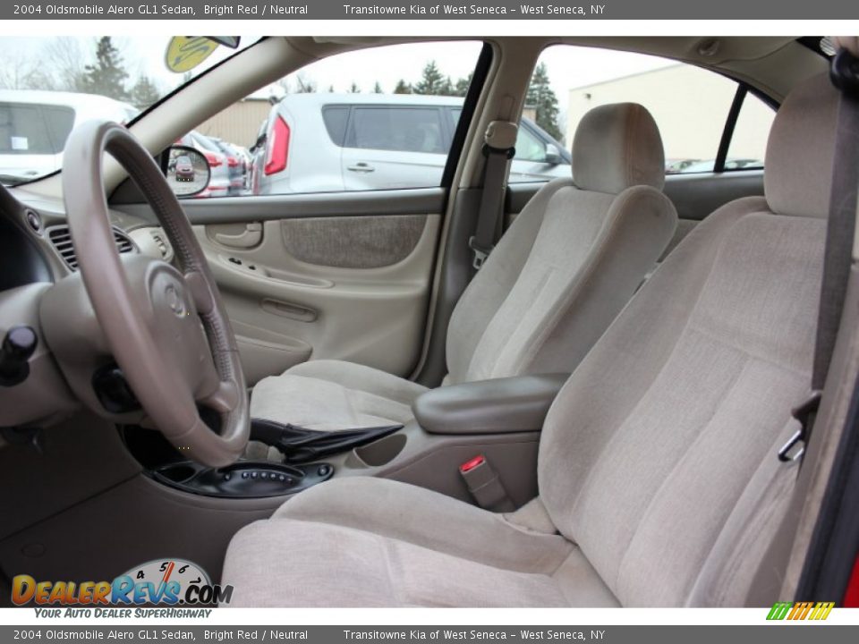 2004 Oldsmobile Alero GL1 Sedan Bright Red / Neutral Photo #10