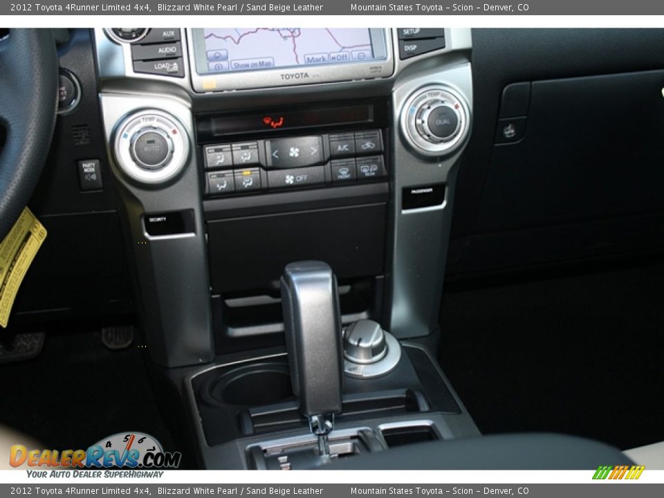 2012 Toyota 4Runner Limited 4x4 Blizzard White Pearl / Sand Beige Leather Photo #13