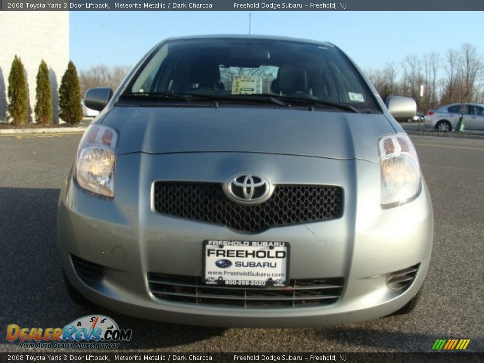 2008 Toyota Yaris 3 Door Liftback Meteorite Metallic / Dark Charcoal Photo #2