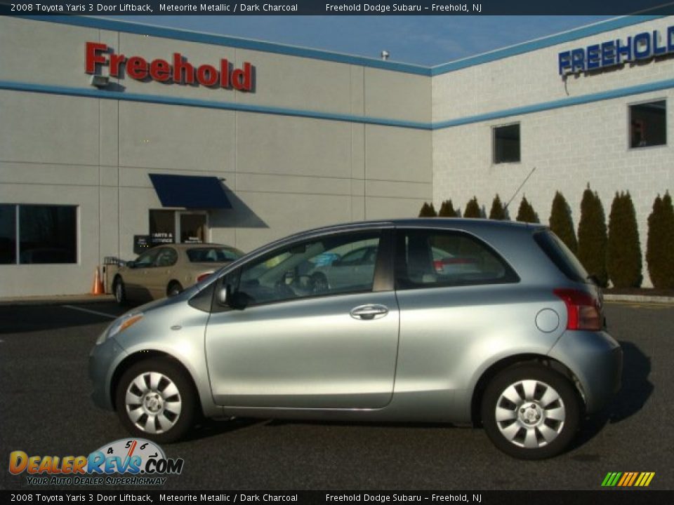 2008 Toyota Yaris 3 Door Liftback Meteorite Metallic / Dark Charcoal Photo #3