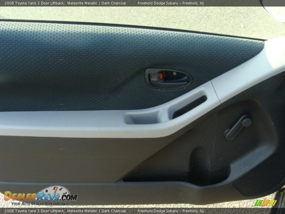 2008 Toyota Yaris 3 Door Liftback Meteorite Metallic / Dark Charcoal Photo #8