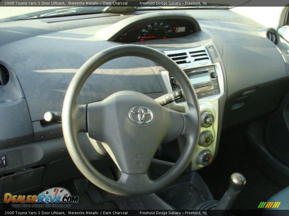 2008 Toyota Yaris 3 Door Liftback Meteorite Metallic / Dark Charcoal Photo #9