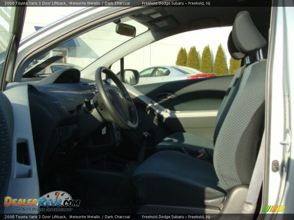 2008 Toyota Yaris 3 Door Liftback Meteorite Metallic / Dark Charcoal Photo #10