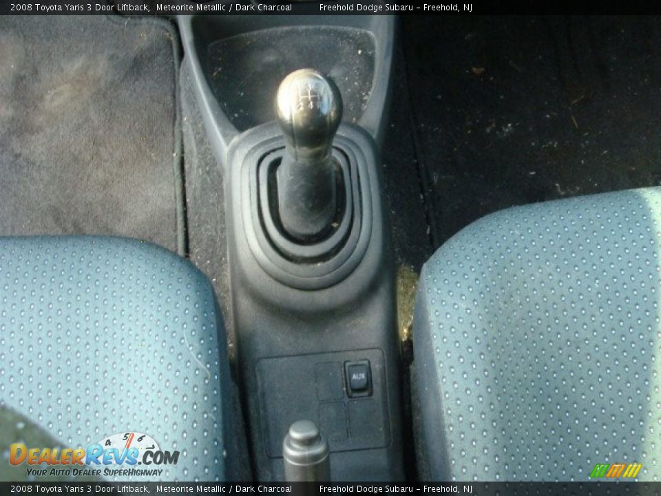 2008 Toyota Yaris 3 Door Liftback Meteorite Metallic / Dark Charcoal Photo #14