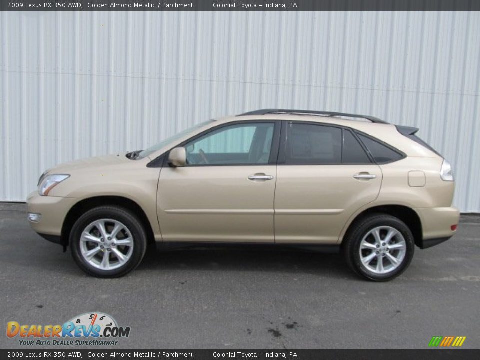 Golden Almond Metallic 2009 Lexus RX 350 AWD Photo #2