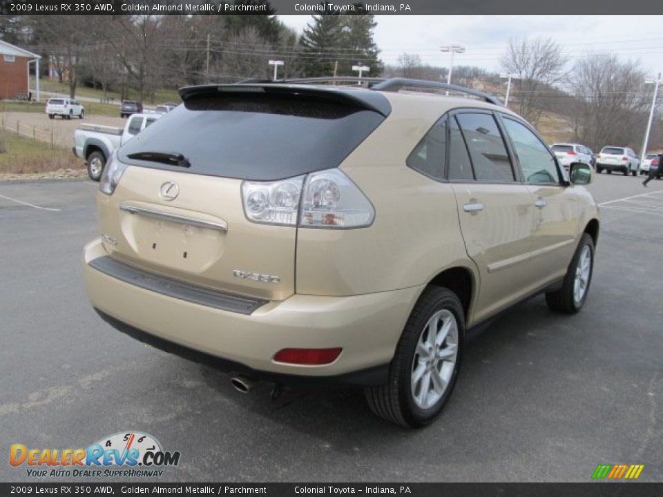 2009 Lexus RX 350 AWD Golden Almond Metallic / Parchment Photo #6