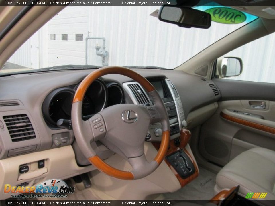 Parchment Interior - 2009 Lexus RX 350 AWD Photo #10