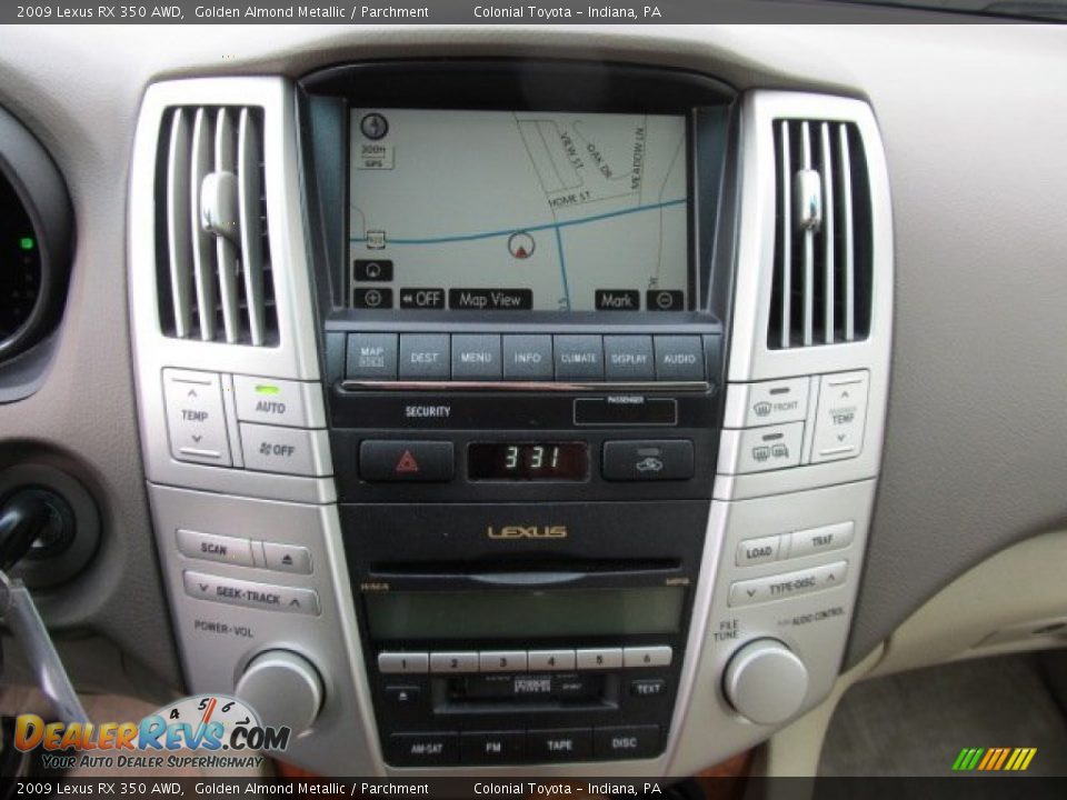 Controls of 2009 Lexus RX 350 AWD Photo #12