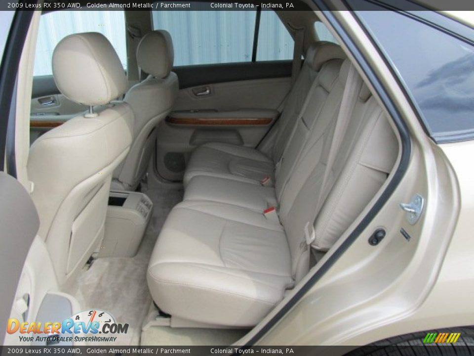 Rear Seat of 2009 Lexus RX 350 AWD Photo #15