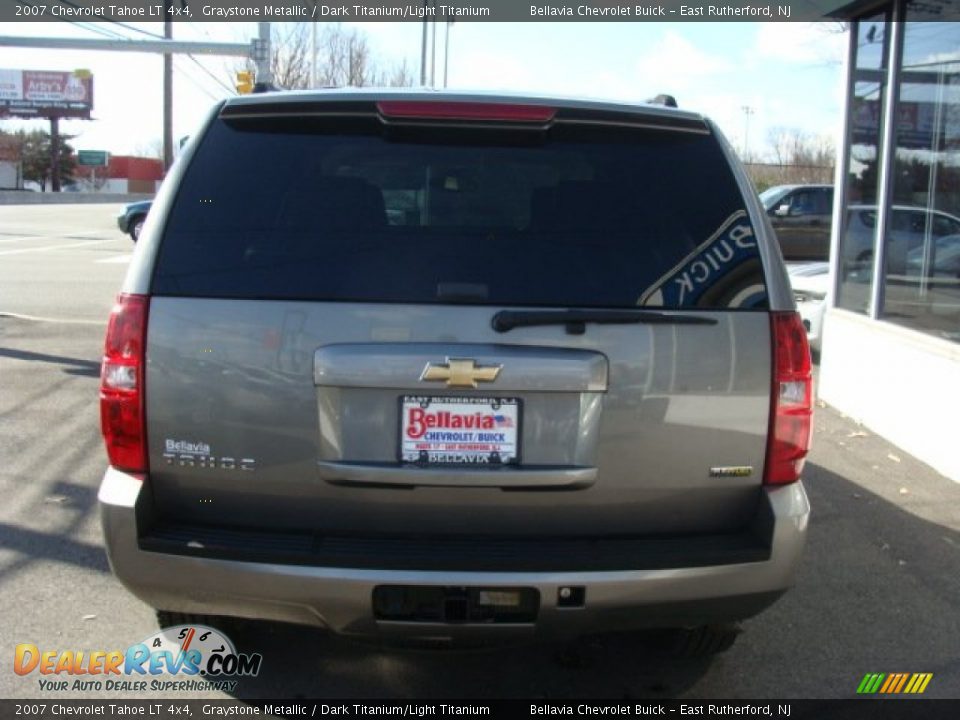 2007 Chevrolet Tahoe LT 4x4 Graystone Metallic / Dark Titanium/Light Titanium Photo #5