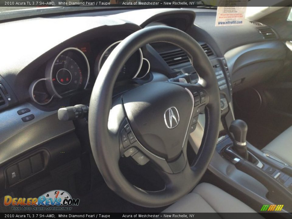 2010 Acura TL 3.7 SH-AWD Steering Wheel Photo #18