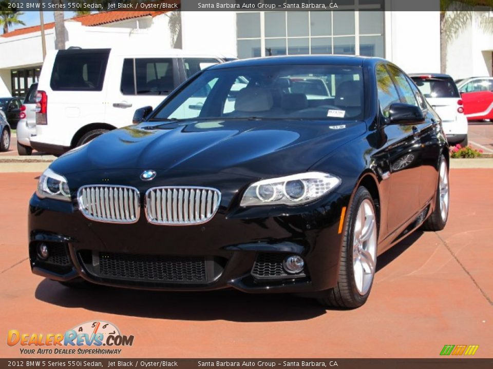 Front 3/4 View of 2012 BMW 5 Series 550i Sedan Photo #1