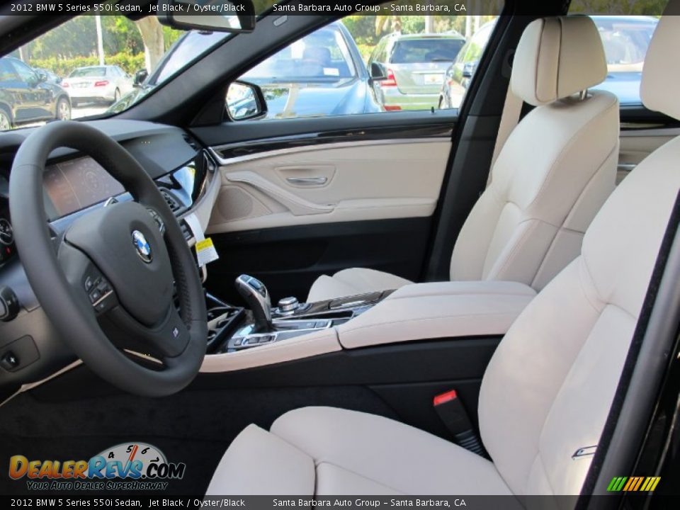 Bmw 5 series oyster black interior #1