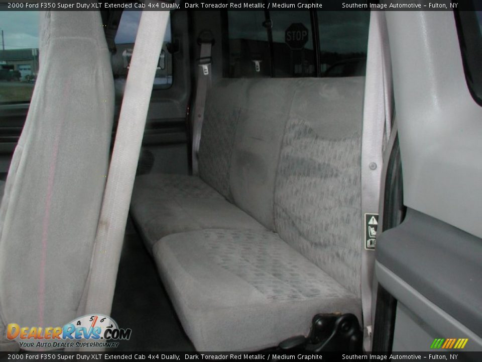 2000 Ford F350 Super Duty XLT Extended Cab 4x4 Dually Dark Toreador Red Metallic / Medium Graphite Photo #30