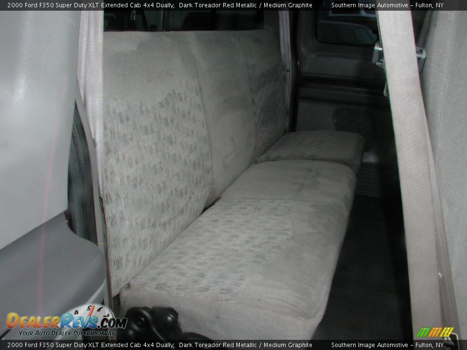 2000 Ford F350 Super Duty XLT Extended Cab 4x4 Dually Dark Toreador Red Metallic / Medium Graphite Photo #32
