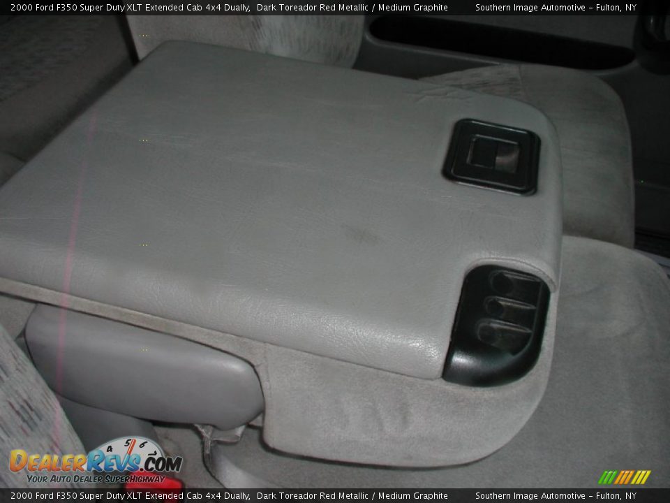 2000 Ford F350 Super Duty XLT Extended Cab 4x4 Dually Dark Toreador Red Metallic / Medium Graphite Photo #33