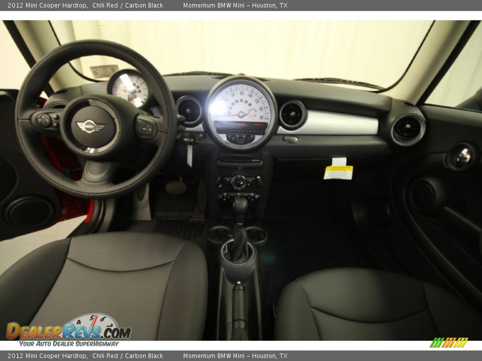 2012 Mini Cooper Hardtop Chili Red / Carbon Black Photo #4