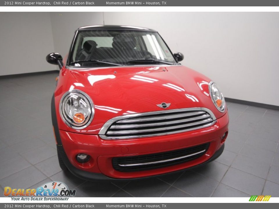 2012 Mini Cooper Hardtop Chili Red / Carbon Black Photo #5