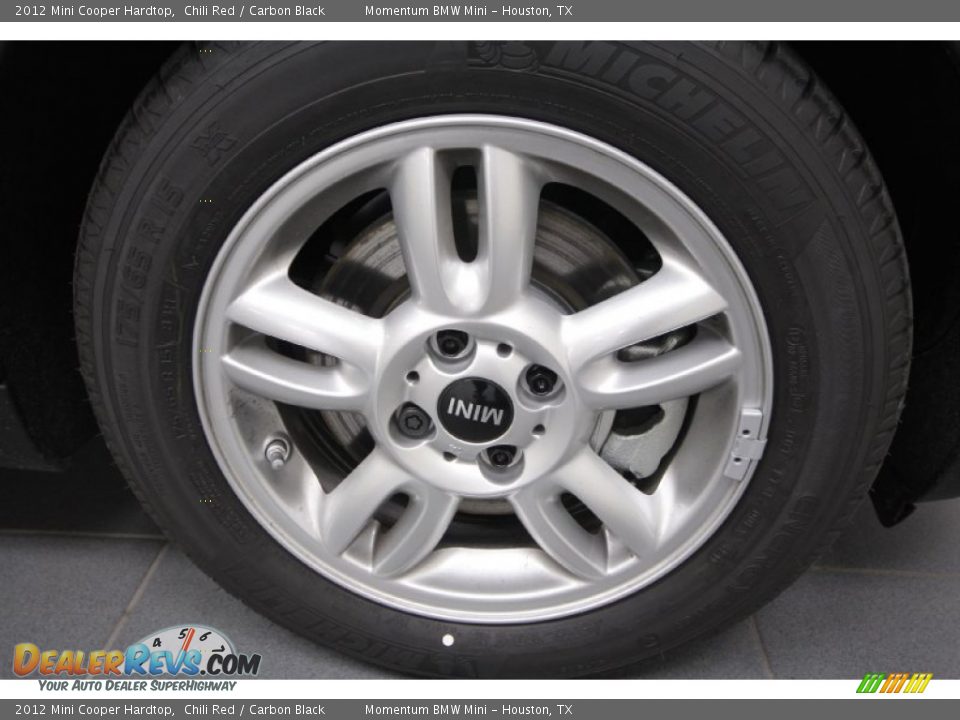 2012 Mini Cooper Hardtop Chili Red / Carbon Black Photo #7