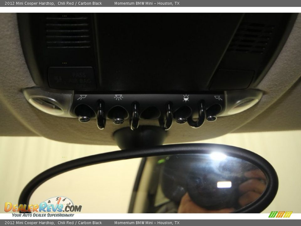2012 Mini Cooper Hardtop Chili Red / Carbon Black Photo #14