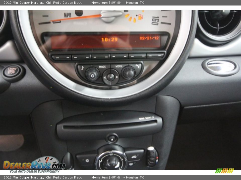 2012 Mini Cooper Hardtop Chili Red / Carbon Black Photo #15