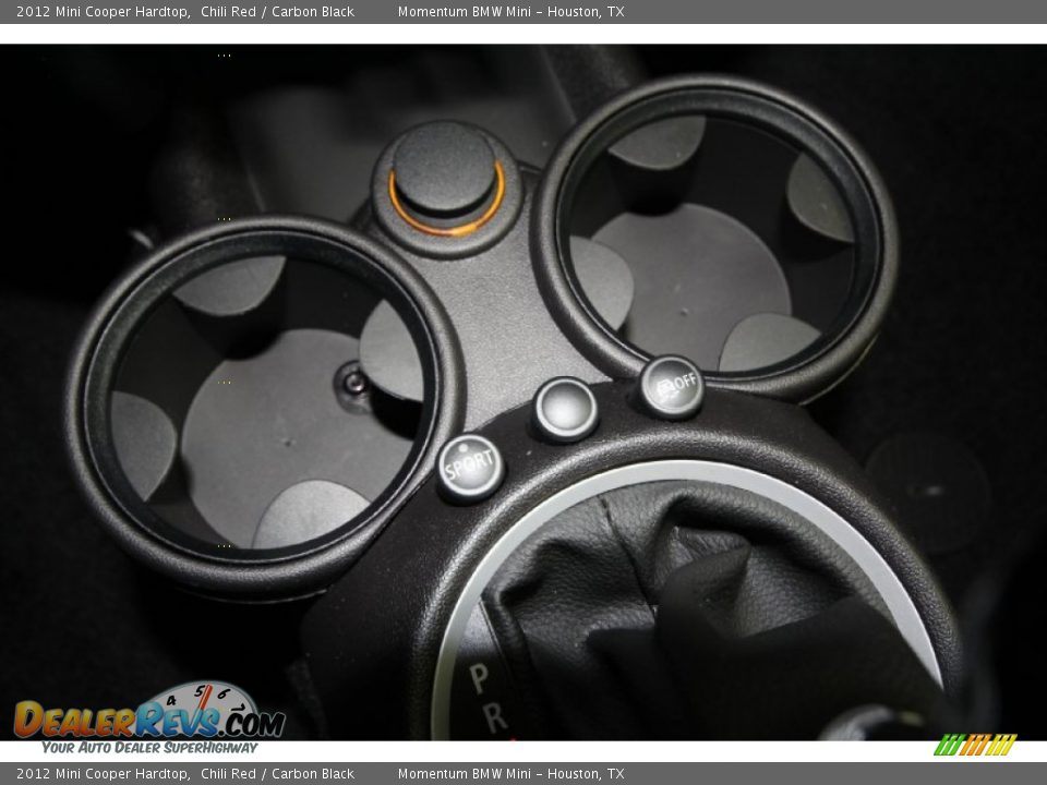 2012 Mini Cooper Hardtop Chili Red / Carbon Black Photo #17