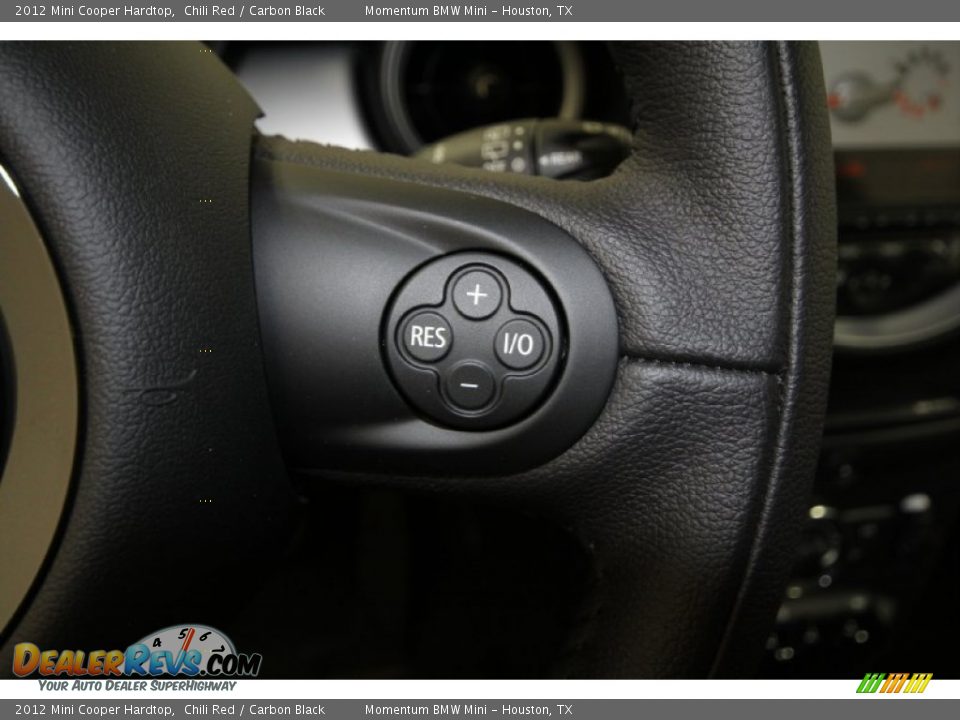 2012 Mini Cooper Hardtop Chili Red / Carbon Black Photo #20