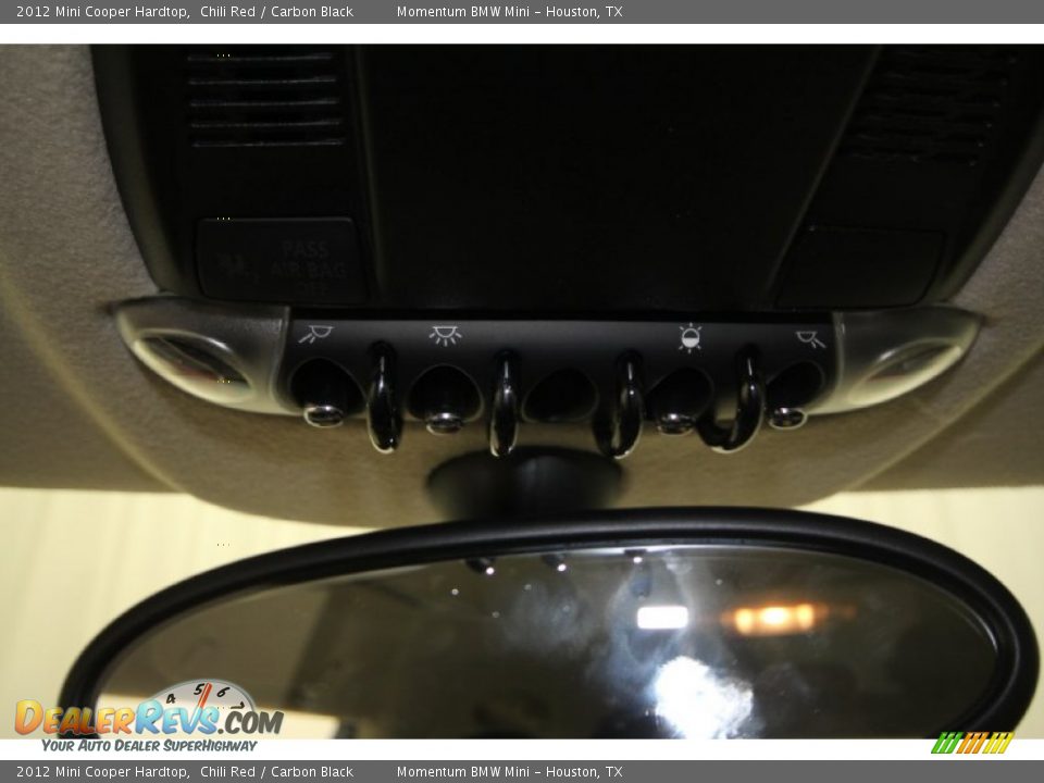 2012 Mini Cooper Hardtop Chili Red / Carbon Black Photo #14