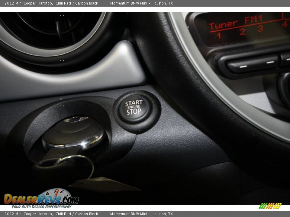 2012 Mini Cooper Hardtop Chili Red / Carbon Black Photo #20