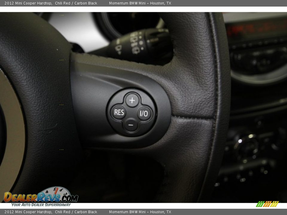 2012 Mini Cooper Hardtop Chili Red / Carbon Black Photo #21