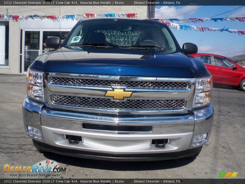 2012 Chevrolet Silverado 1500 LT Crew Cab 4x4 Imperial Blue Metallic / Ebony Photo #2
