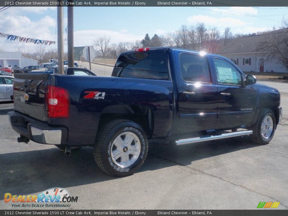 2012 Chevrolet Silverado 1500 LT Crew Cab 4x4 Imperial Blue Metallic / Ebony Photo #5