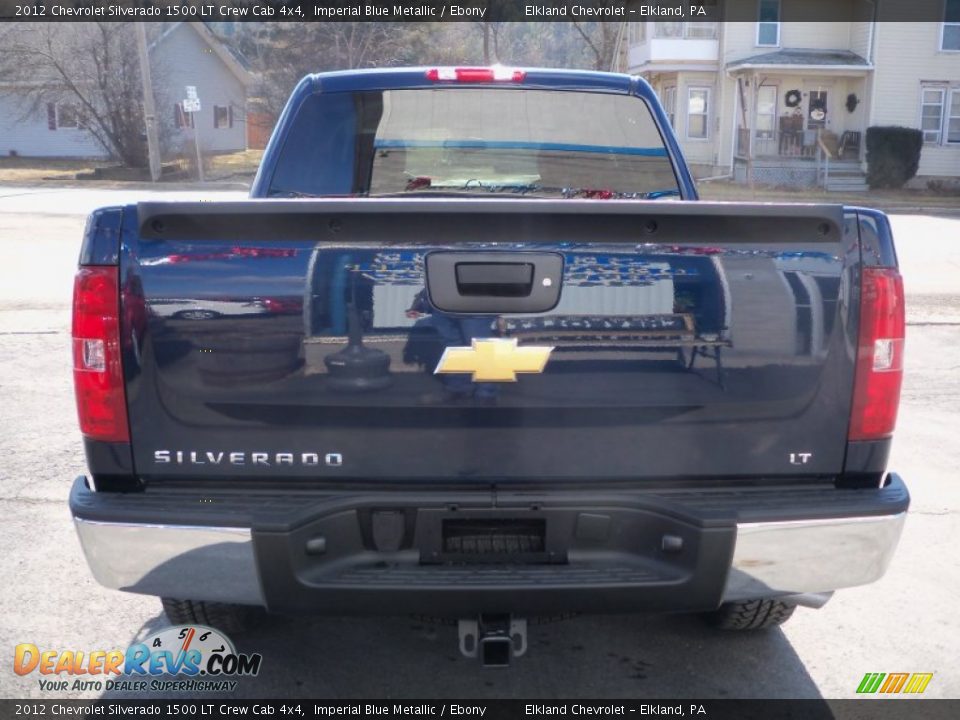 2012 Chevrolet Silverado 1500 LT Crew Cab 4x4 Imperial Blue Metallic / Ebony Photo #6