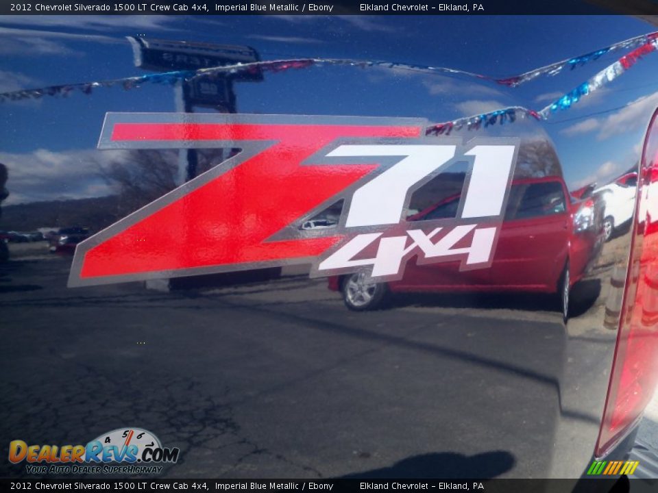 2012 Chevrolet Silverado 1500 LT Crew Cab 4x4 Imperial Blue Metallic / Ebony Photo #9
