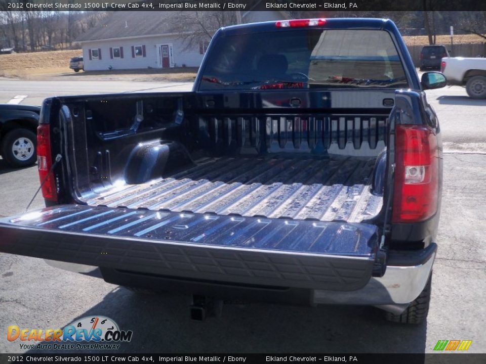 2012 Chevrolet Silverado 1500 LT Crew Cab 4x4 Imperial Blue Metallic / Ebony Photo #14