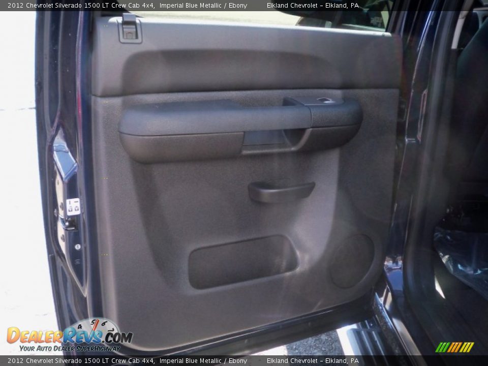 2012 Chevrolet Silverado 1500 LT Crew Cab 4x4 Imperial Blue Metallic / Ebony Photo #15