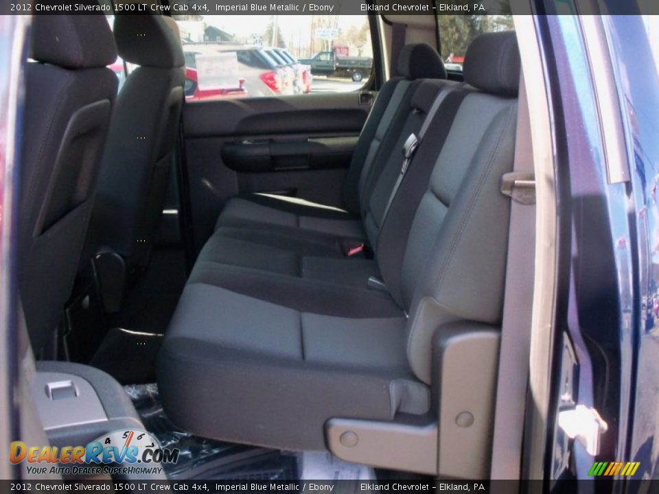 2012 Chevrolet Silverado 1500 LT Crew Cab 4x4 Imperial Blue Metallic / Ebony Photo #16