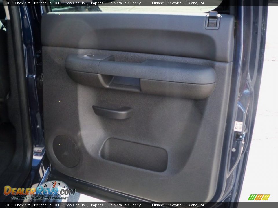 2012 Chevrolet Silverado 1500 LT Crew Cab 4x4 Imperial Blue Metallic / Ebony Photo #17