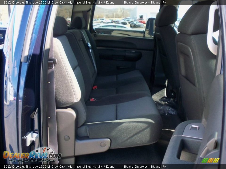 2012 Chevrolet Silverado 1500 LT Crew Cab 4x4 Imperial Blue Metallic / Ebony Photo #18