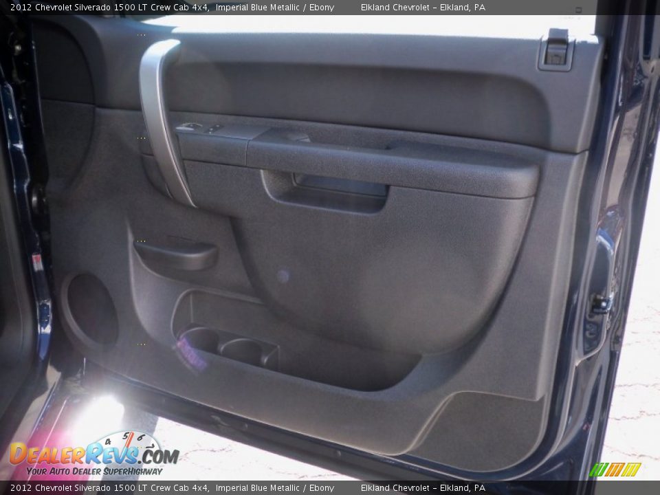 2012 Chevrolet Silverado 1500 LT Crew Cab 4x4 Imperial Blue Metallic / Ebony Photo #19